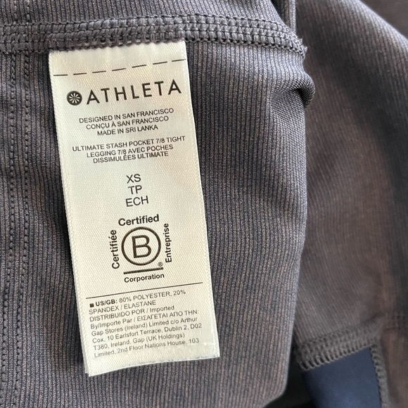 Athleta Ultimate Stash Pocket 7/8 Tight Legging - Picture 12 of 13